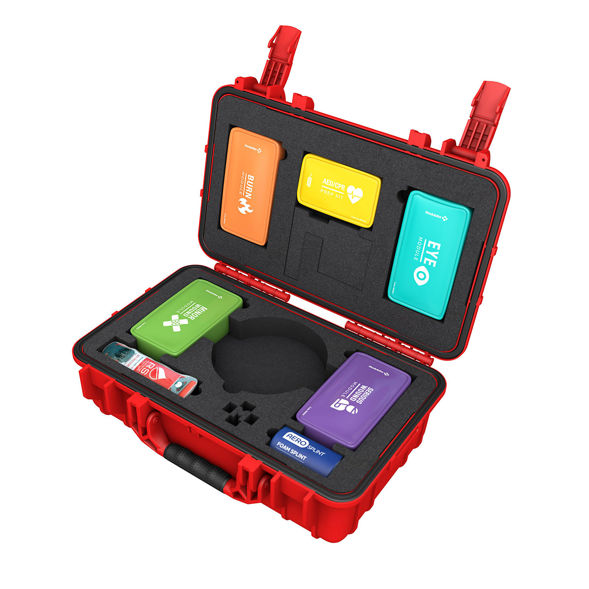 Aero Healthcare, Modulator Trauma Kit without AED - XL Case, Items Per Kit 286 Class B, ANSI Compliant, Model# M600